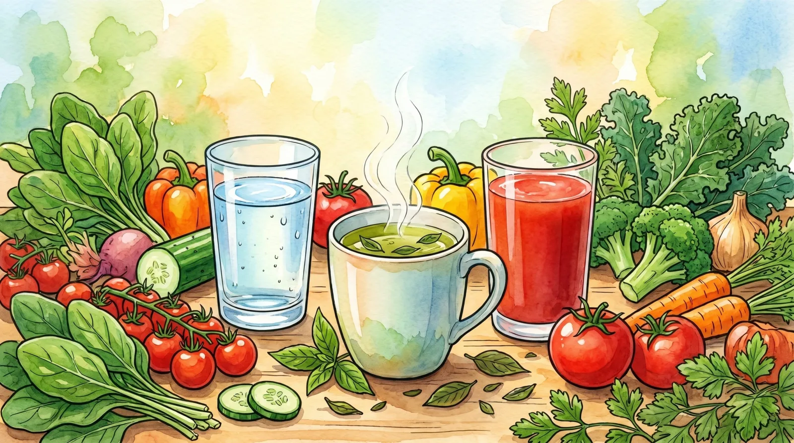 Hidratación inteligente: cómo elegir bebidas naturales para controlar la glucosa