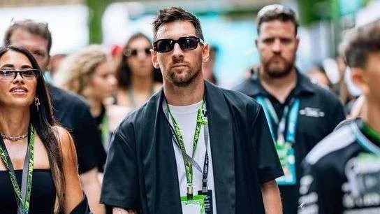 Messi revolucionó la previa del Gran Premio de Miami