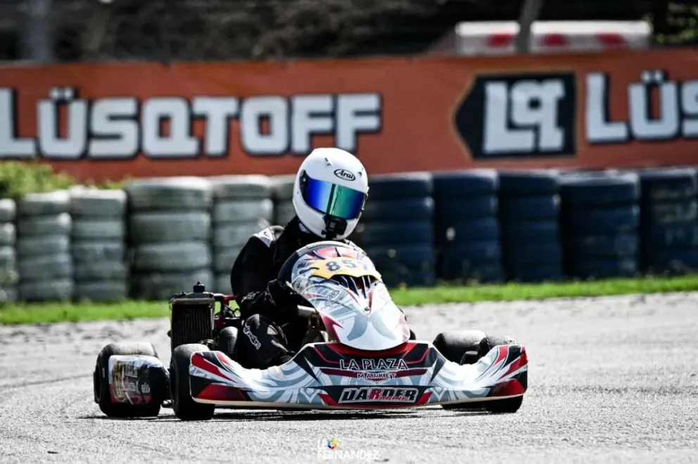 Plocher arrancó fuerte en la cuarta fecha de la Rotax Buenos Aires